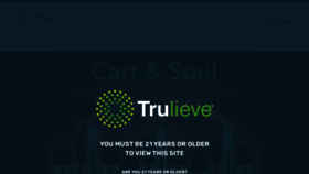 What Trulieve.com website looked like in 2021 (3 years ago)