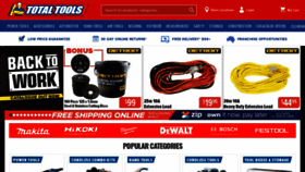 What Totaltools.com.au website looked like in 2021 (3 years ago)