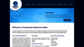 What Trademarkindustriesinc.com website looked like in 2021 (3 years ago)