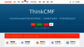 What Thinkcmf.com website looked like in 2021 (3 years ago)
