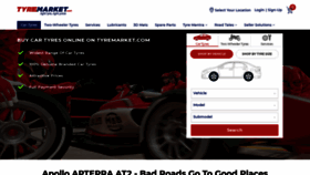 What Tyremarket.com website looked like in 2021 (3 years ago)
