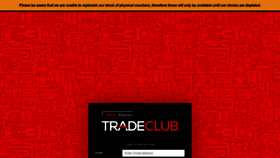 What Tradeclub.partners website looked like in 2021 (3 years ago)