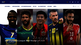 What The-afc.com website looked like in 2021 (3 years ago)