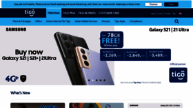 What Tigo.co.tz website looked like in 2021 (3 years ago)