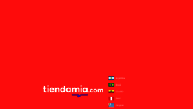 What Tiendamia.com website looked like in 2021 (3 years ago)