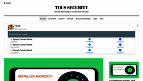 What Tousecurity.com website looked like in 2021 (3 years ago)