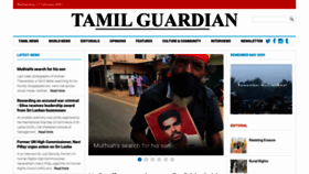 What Tamilguardian.com website looked like in 2021 (3 years ago)