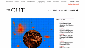What Thecut.com website looked like in 2021 (3 years ago)
