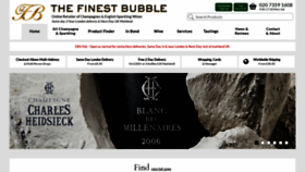 What Thefinestbubble.com website looked like in 2021 (3 years ago)