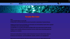 What The-paradise-dive-center.com website looked like in 2021 (3 years ago)