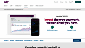 What Tradeking.com website looked like in 2021 (3 years ago)