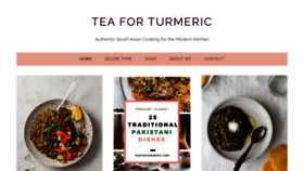 What Teaforturmeric.com website looked like in 2021 (4 years ago)