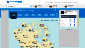 What Theweather.net website looked like in 2021 (3 years ago)