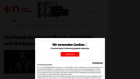 What T3n.de website looked like in 2021 (5 years ago)