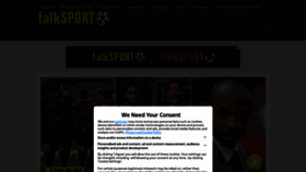 What Talksport.com website looked like in 2021 (3 years ago)
