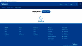What Telkom.co.za website looked like in 2021 (3 years ago)