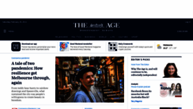 What Theage.com.au website looked like in 2021 (3 years ago)