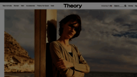 What Theory.com website looked like in 2021 (3 years ago)