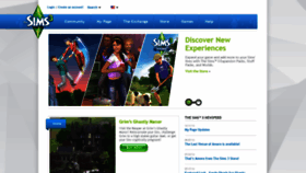What Thesims3.com website looked like in 2021 (3 years ago)
