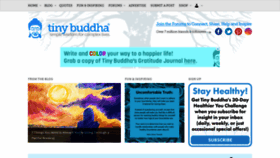 What Tinybuddha.com website looked like in 2021 (3 years ago)