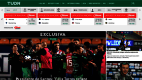 What Tudn.mx website looked like in 2021 (3 years ago)