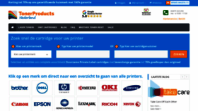 What Tonerproductsnederland.nl website looked like in 2021 (3 years ago)