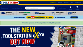 What Toolstation.com website looked like in 2021 (4 years ago)