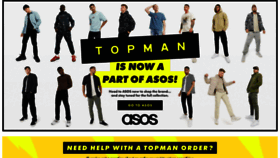 What Topman.com website looked like in 2021 (4 years ago)