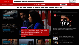 What Torontosun.com website looked like in 2021 (3 years ago)