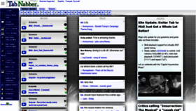 What Tabnabber.com website looked like in 2021 (3 years ago)
