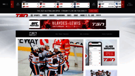 What Tsn.ca website looked like in 2021 (3 years ago)