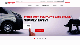 What Toyota.com.sa website looked like in 2021 (4 years ago)