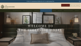 What Theinglesidehotel.com website looked like in 2021 (3 years ago)