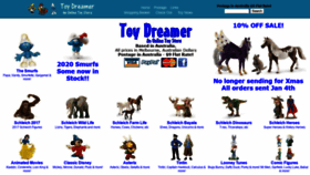 What Toydreamer.com.au website looked like in 2021 (3 years ago)