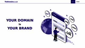 What Thedomains.co.uk website looked like in 2021 (3 years ago)