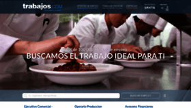 What Trabajos.com website looked like in 2021 (3 years ago)