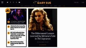 What Themarysue.com website looked like in 2021 (3 years ago)