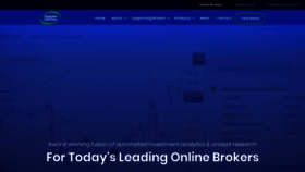 What Tradingcentral.com website looked like in 2021 (3 years ago)