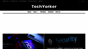 What Techyorker.com website looked like in 2021 (3 years ago)