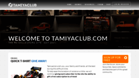 What Tamiyaclub.com website looked like in 2021 (3 years ago)