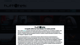What Tuttotek.it website looked like in 2021 (3 years ago)