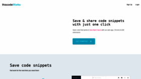 What Thiscodeworks.com website looked like in 2021 (3 years ago)