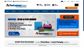 What Thecustomboxes.com.au website looked like in 2021 (3 years ago)