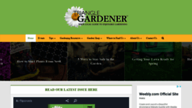 What Trianglegardener.com website looked like in 2021 (3 years ago)