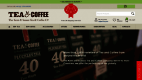 What Tea-and-coffee.com website looked like in 2021 (3 years ago)