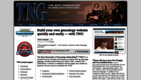 What Tngsitebuilding.com website looked like in 2021 (3 years ago)
