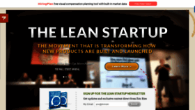 What Theleanstartup.com website looked like in 2021 (4 years ago)