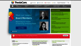 What Thedacare.org website looked like in 2021 (3 years ago)