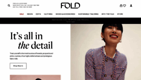 What Thefoldlondon.com website looked like in 2021 (3 years ago)
