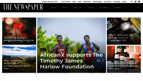 What Thenewspaper.co.za website looked like in 2021 (3 years ago)